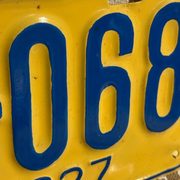 VTG repainted Maine 1927 License Plate set for automobile, collectors or decor - Picture 3 of 6